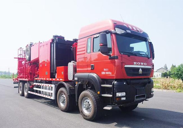 Cementing truck