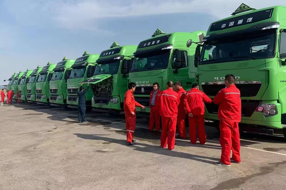 Large scale delivery of vehicles by Sinopec's major clients